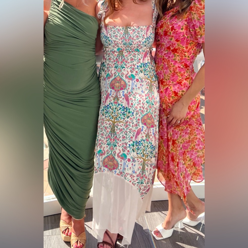 Sandro Floral Multicolor Midi/Maxi Dress